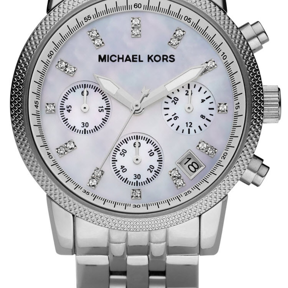 Michael Kors Ladies Ritz Watch Stainless Steel